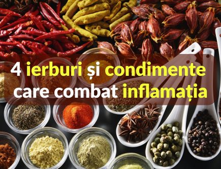 4 Ierburi și condimente care luptă împotriva inflamației