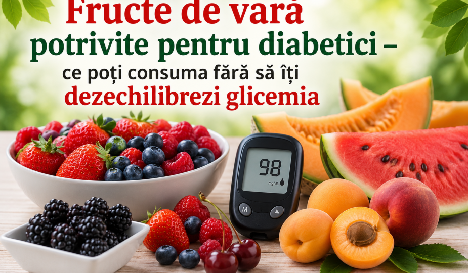 Fructe de vara potrivite pentru diabetici