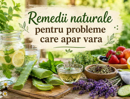 Remedii naturale pentru probleme care apar vara