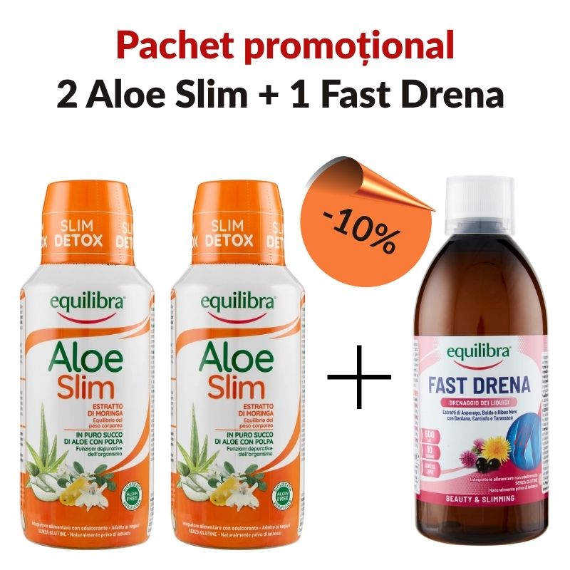 Pachet Slabit 2 Aloe Slim + Cafea Verde