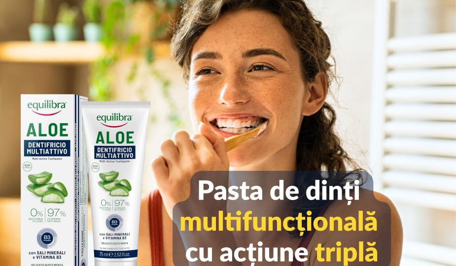 Pasta de dinti multifunctionala cu actiune tripla